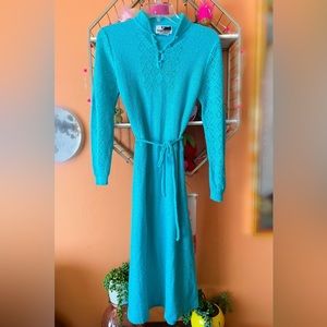 Vintage 70s knit dress
